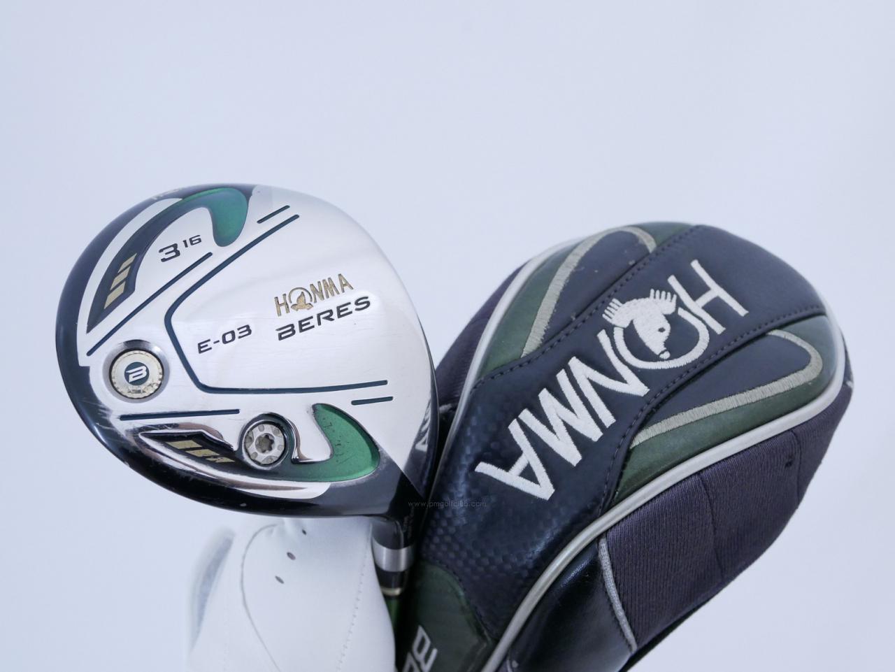 Fairway Wood : Honma : **ก้าน 3 ดาว** หัวไม้ 3 Honma Beres E-03 (รุ่นปี 2015 เหมาะกับซีเนียร์) Loft 16 ก้าน ARMRQ 8 (45) FLex R (3 ดาว)