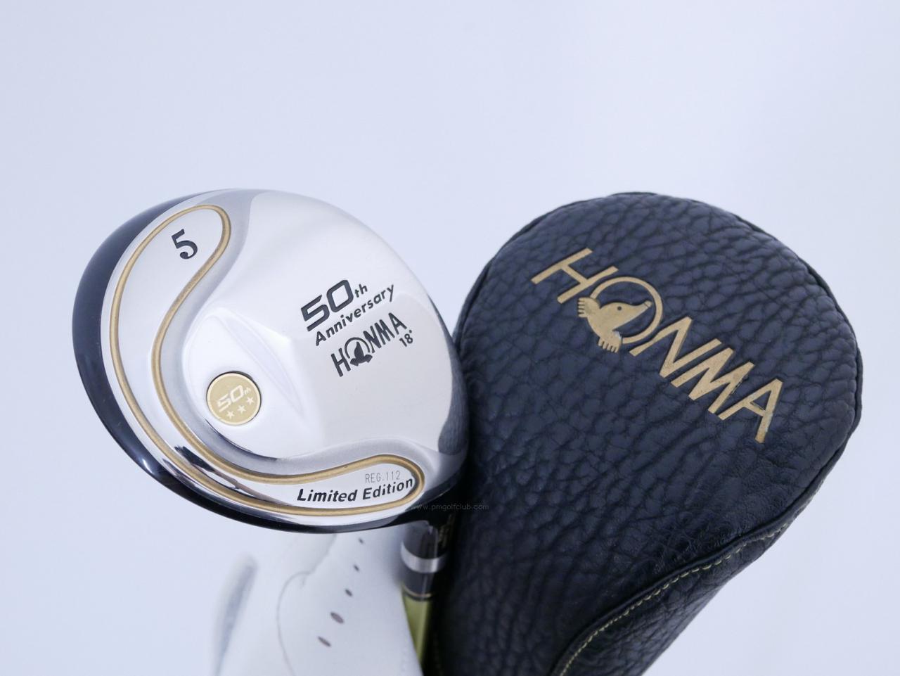 Fairway Wood : Honma : **ก้าน 3 ดาว** หัวไม้ 5 Honma 50th Anniversary (Limited Edition) Loft 18 ก้าน ARMRQ Flex S (3 ดาว)