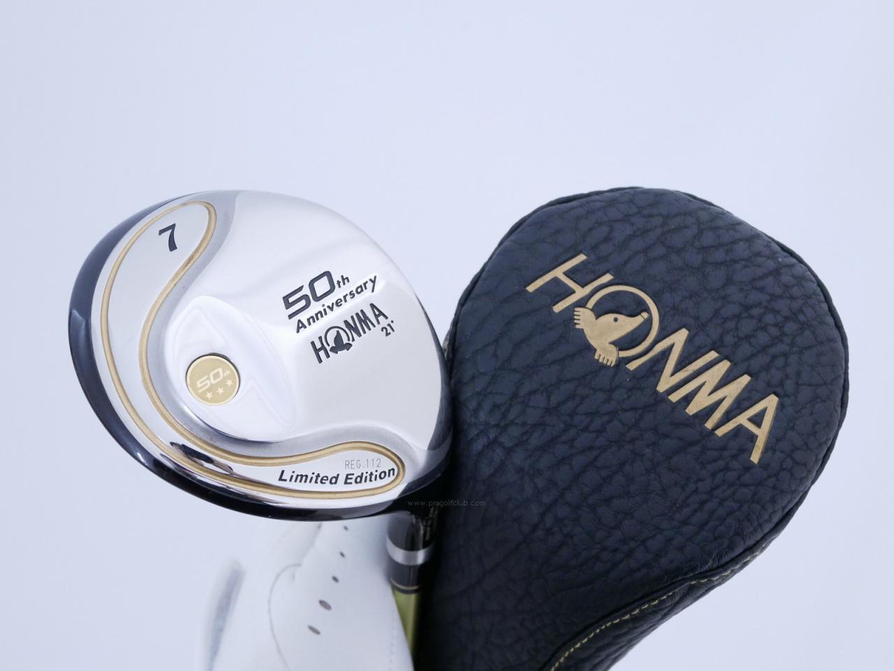 Fairway Wood : Honma : **ก้าน 3 ดาว** หัวไม้ 7 Honma 50th Anniversary (Limited Edition) Loft 21 ก้าน ARMRQ Flex S (3 ดาว)