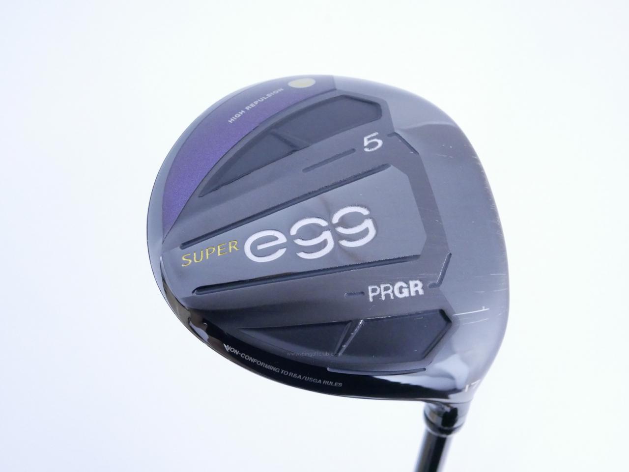 Fairway Wood : PRGR : หัวไม้ 5 PRGR Super Egg (รุ่นปี 2020 หน้าเด้งเกินกฏ COR 0.84 หายากมาก) Loft 17 ก้าน M-37 Flex R