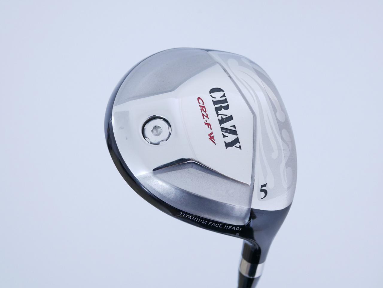 Fairway Wood : Other Brand : หัวไม้ 5 Crazy CRZ-FW (หน้า Titanium) Loft 18 สุดยอดก้าน Crazy Longest Yard FW-01 Evolution Flex R2 (5.9)