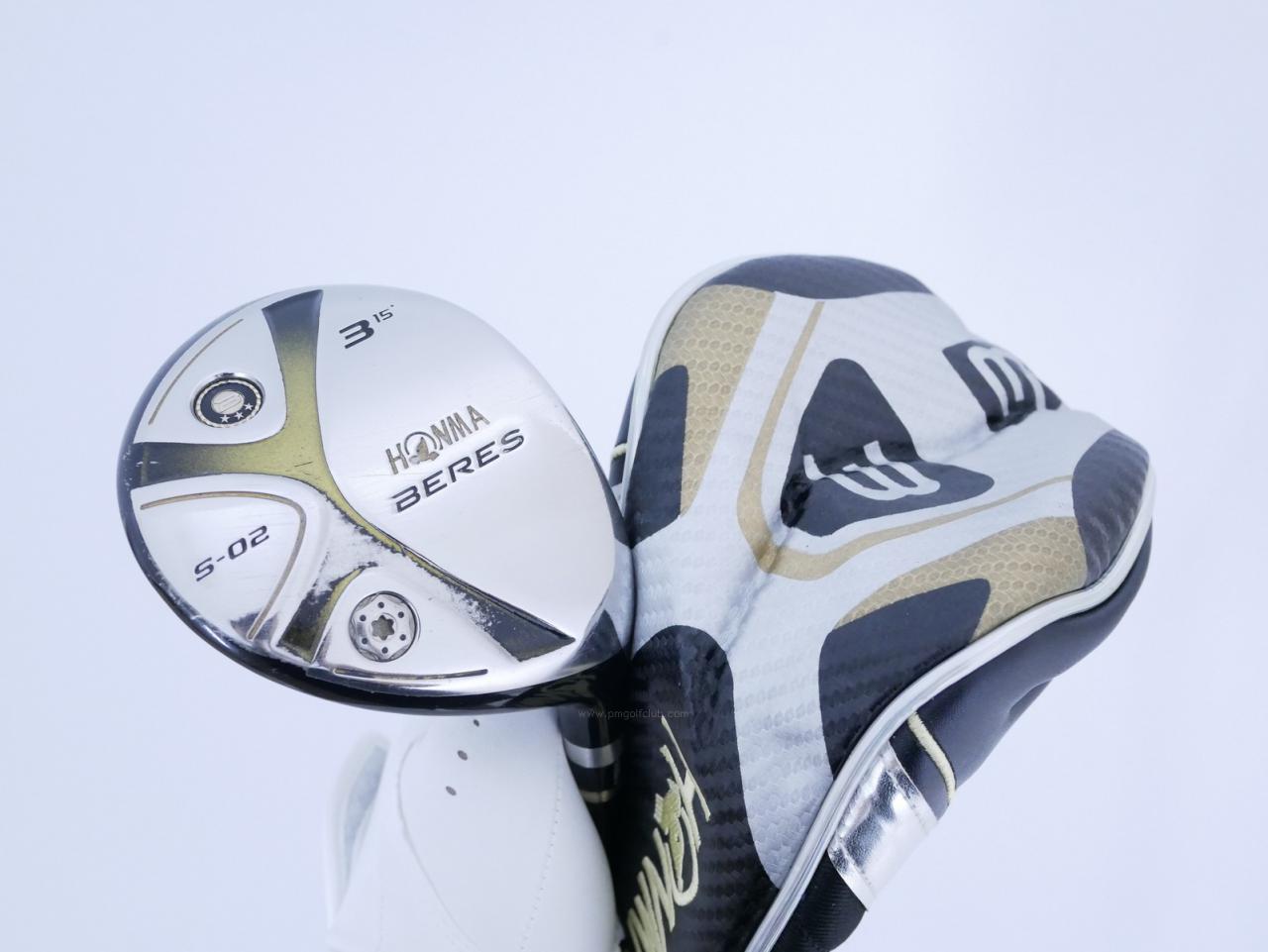 Fairway Wood : Honma : **ก้าน 3 ดาว** หัวไม้ 3 Honma Beres S-02 Loft 15 ก้าน ARMRQ 6 (49) Flex R (3 ดาว)