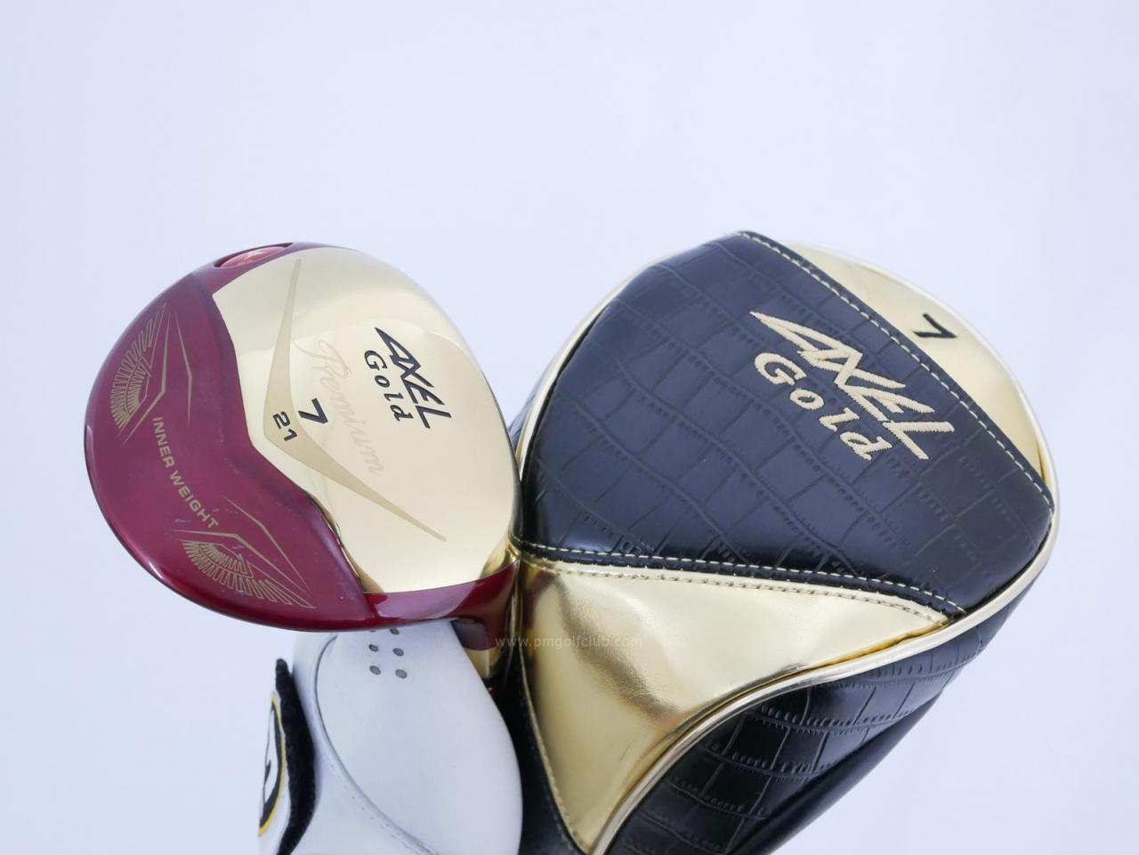 Fairway Wood : Tsuruya : หัวไม้ 7 Tsuruya AXEL Gold Premium IV (รุ่นปี 2021 ตัวท๊อป ของใหม่ 2 หมื่นกว่า) Loft 21 Flex R