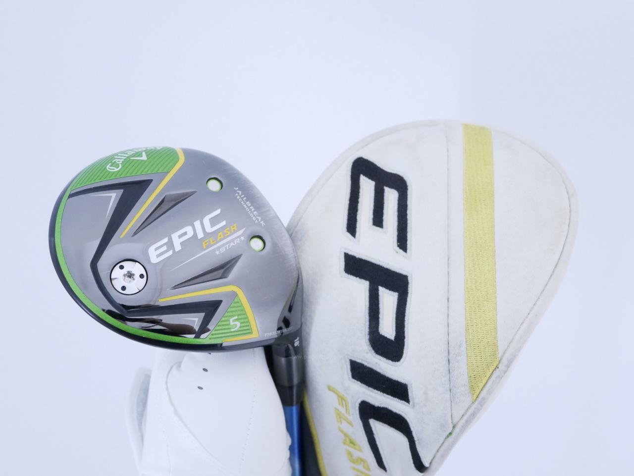 Fairway Wood : callaway : หัวไม้ 5 Callaway Epic Flash Star (รุ่นปี 2019) Loft 18 ก้าน Fujikura Speeder 661 Evolution V Flex S