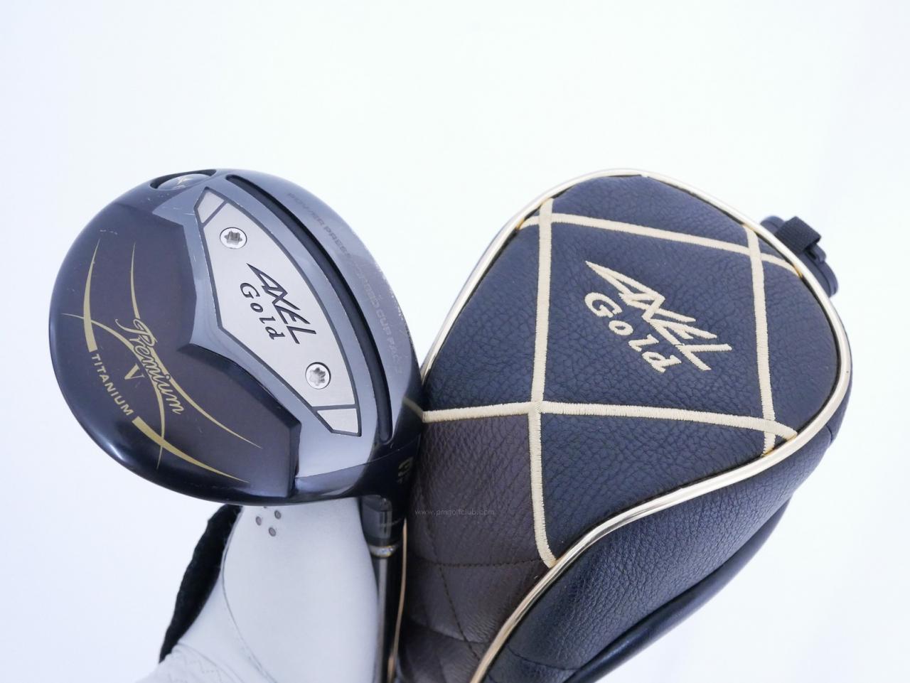 Fairway Wood : Tsuruya : หัวไม้ 3 Tsuruya AXEL Gold Premium 5 (รุ่นปี 2023 ตัวท๊อป เด้งเกินกฏ ของใหม่ 2 หมื่นกว่า) Loft 15 Flex R