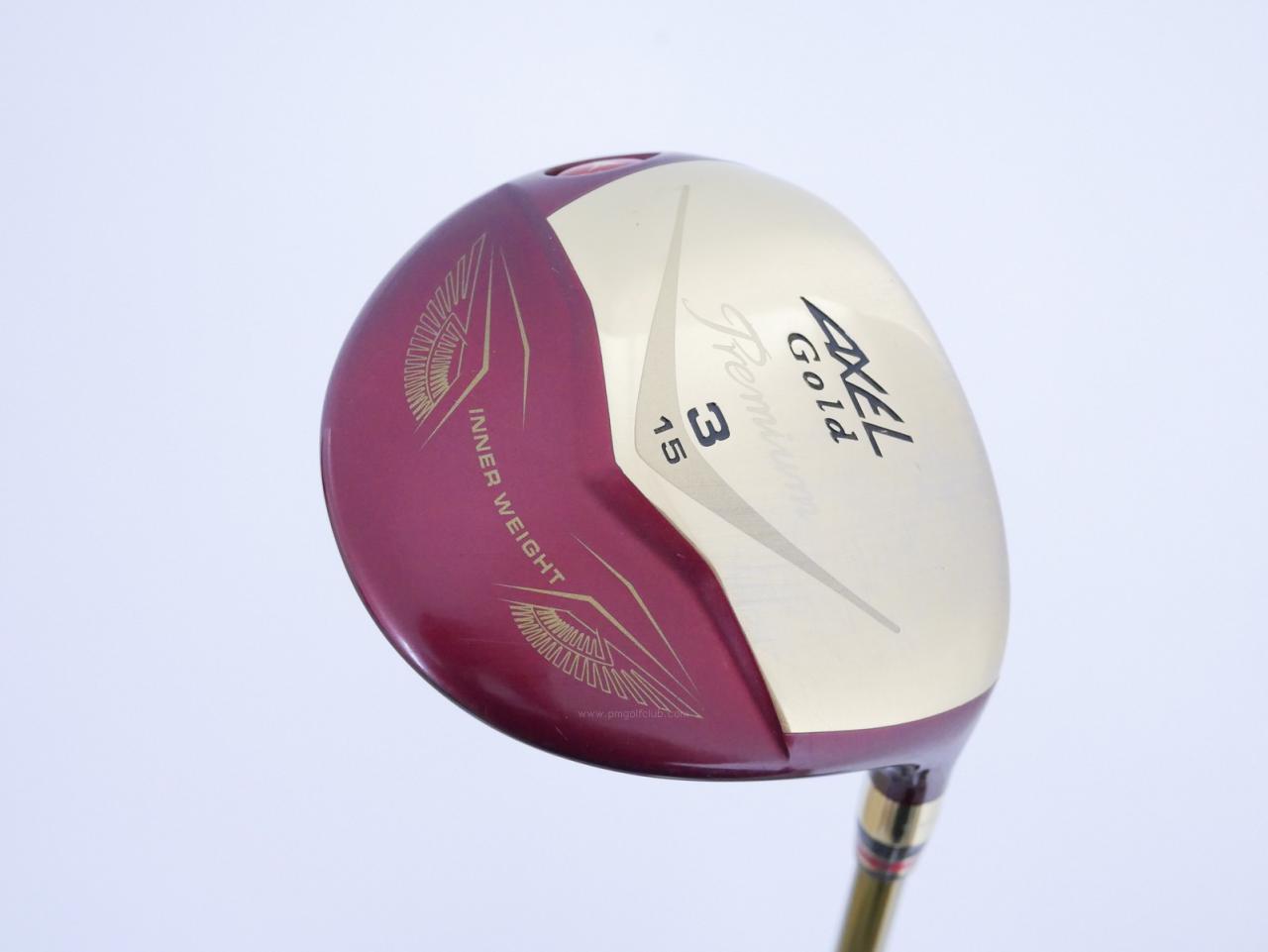 Fairway Wood : Tsuruya : หัวไม้ 3 Tsuruya AXEL Gold Premium IV (รุ่นปี 2021 ตัวท๊อป ของใหม่ 2 หมื่นกว่า) Loft 15 Flex S