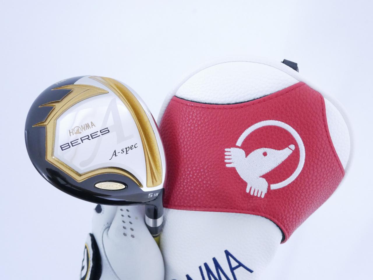 Fairway Wood : Honma : **ก้าน 3 ดาว** หัวไม้ 5 Honma Beres A-Spec II (ออกปี 2021 หน้าเด้งเกินกฏ) Loft 18 ก้าน ARMRQ A-Spec (47) Flex R (3 ดาว)