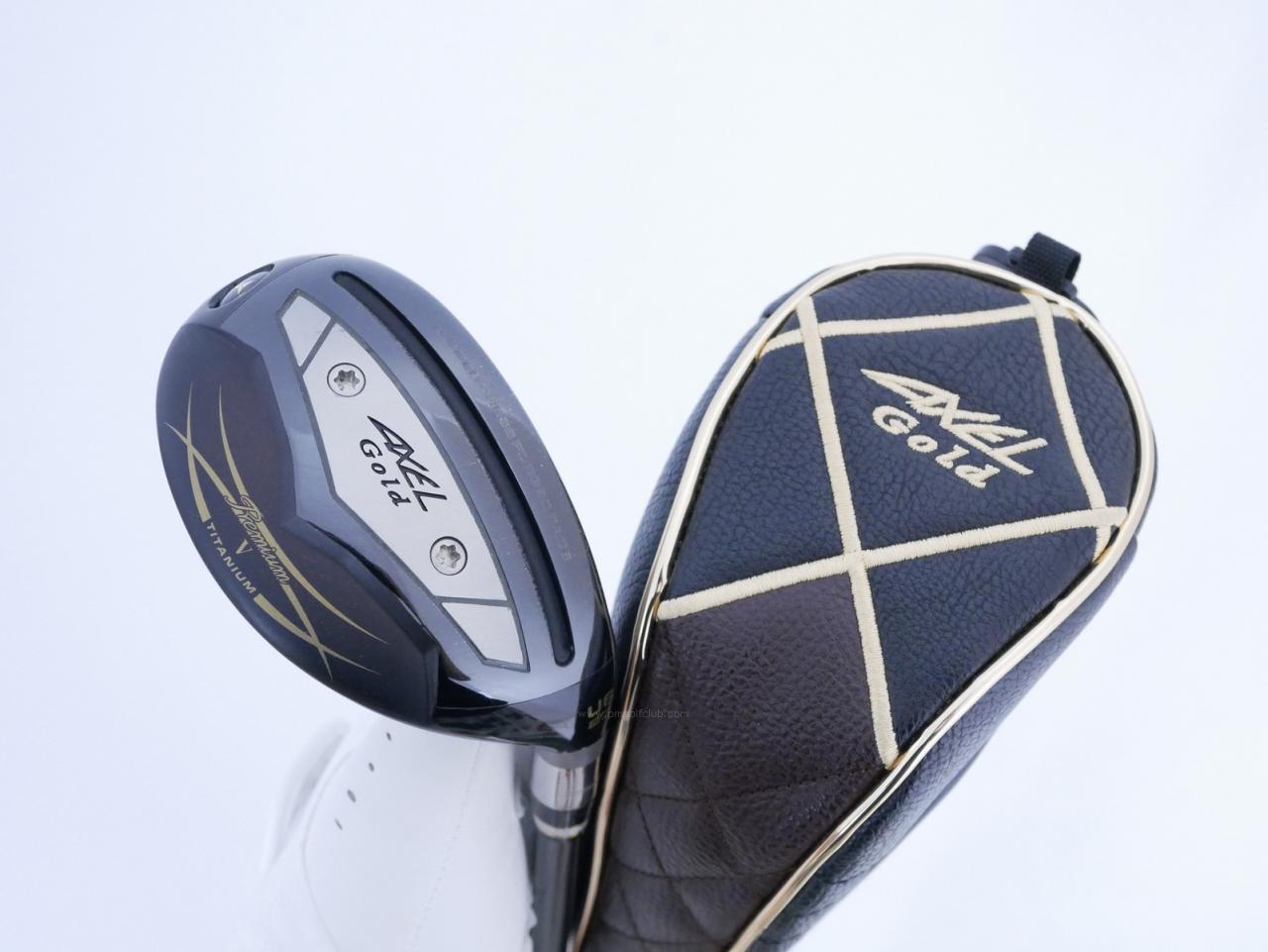 Fairway Wood : Tsuruya : ไม้กระเทย Tsuruya AXEL Gold Premium 5 (รุ่นปี 2023 ตัวท๊อป เด้งเกินกฏ ของใหม่ 2 หมื่นกว่า) Loft 23 Flex R