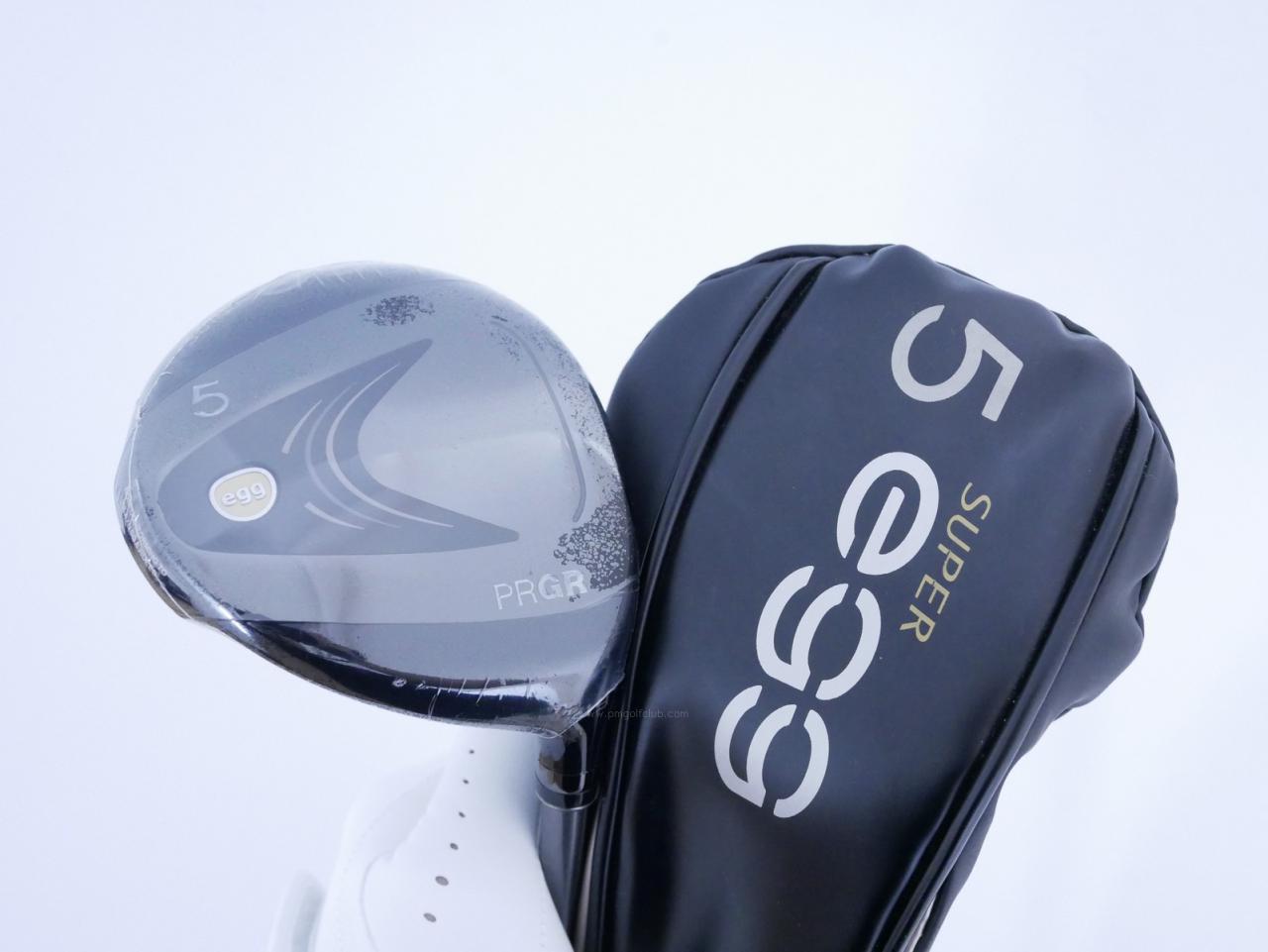 Fairway Wood : PRGR : **ของใหม่ ยังไม่แกะพลาสติก** หัวไม้ 5 PRGR Super Egg (รุ่นปี 2023 หน้าเด้งเกินกฏ COR 0.84 หายากมาก) Loft 19 ก้าน M-37 Flex R