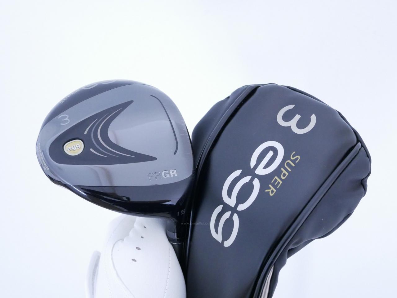 Fairway Wood : PRGR : หัวไม้ 3 PRGR Super Egg (รุ่นปี 2023 หน้าเด้งเกินกฏ COR 0.84 หายากมาก) Loft 15 ก้าน M-35 Flex R2