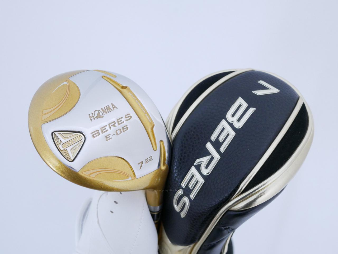 Fairway Wood : Honma : **ก้าน 4 ดาว** หัวไม้ 7 Honma Beres E-06 (รุ่นปี 2019) Loft 22 ก้าน ARMRQ X (43) Flex R (4 ดาว)