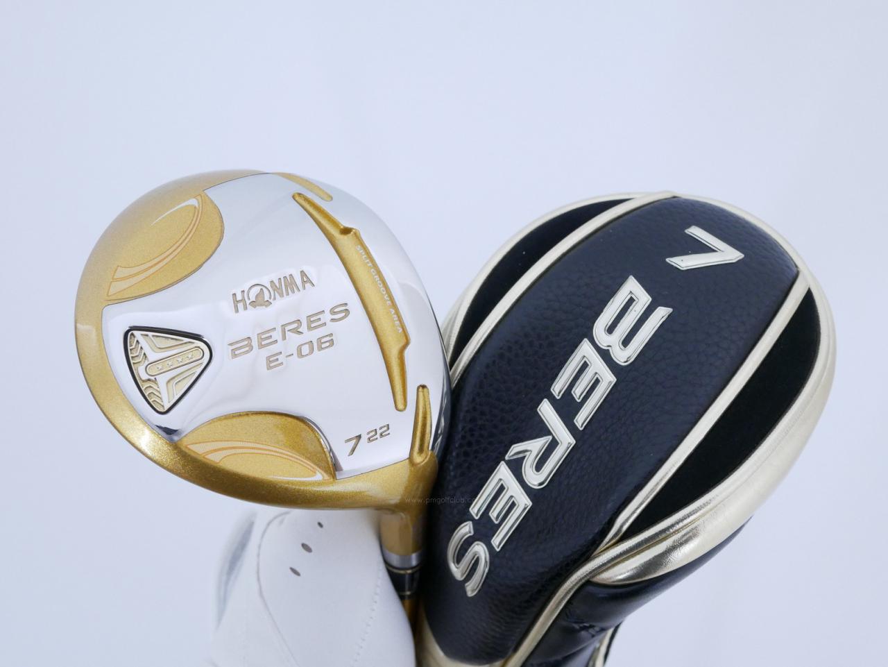 Fairway Wood : Honma : **ก้าน 4 ดาว** หัวไม้ 7 Honma Beres E-06 (รุ่นปี 2019) Loft 22 ก้าน ARMRQ X (43) Flex R (4 ดาว)