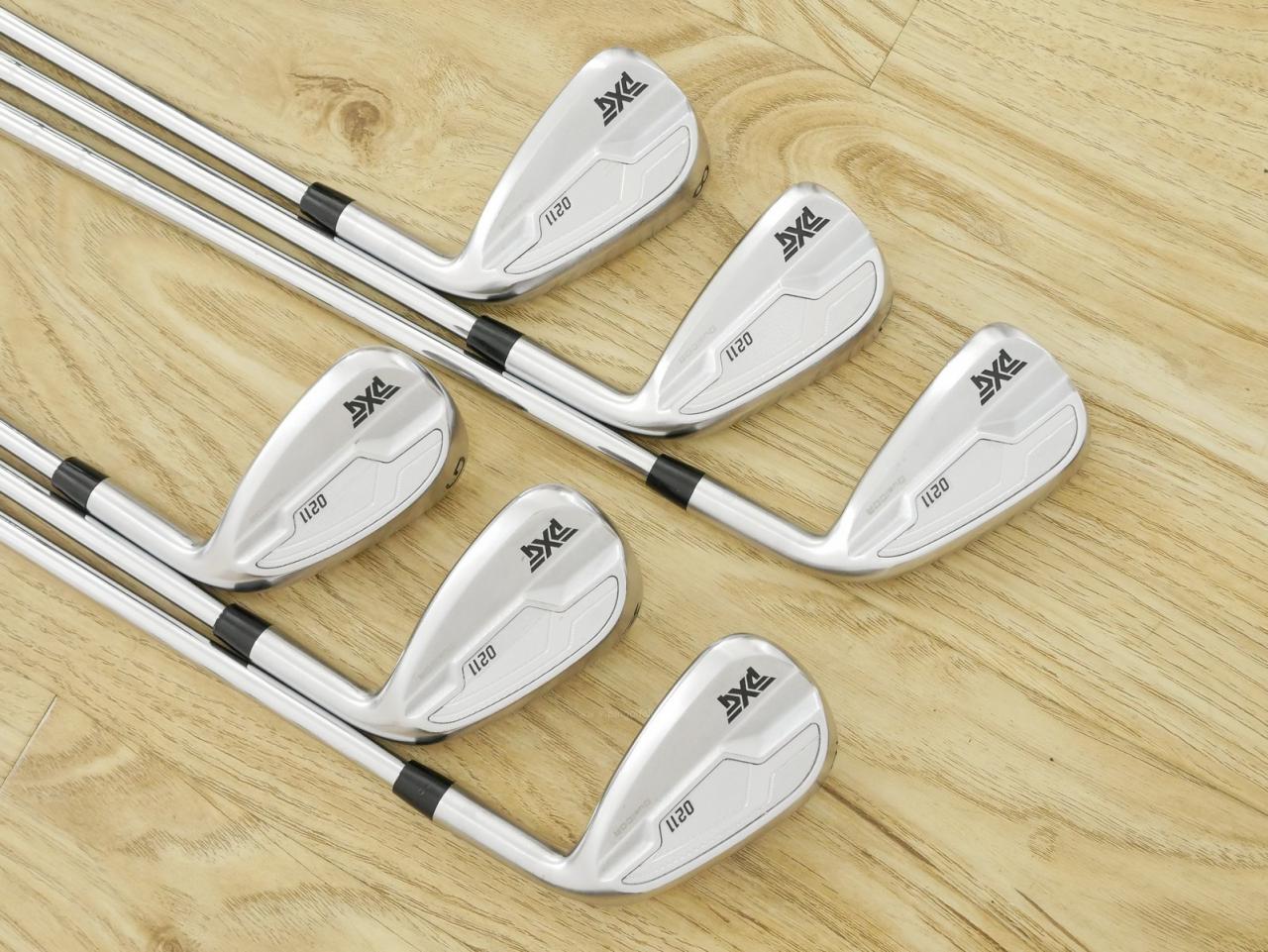 Iron set : PXG : ชุดเหล็ก PXG 0211 DUAL COR (ออกปี 2021 หน้าเด้ง ตีไกลมากๆ) มีเหล็ก 6-Pw,Gw (6 ชิ้น) ก้านเหล็ก NS Pro 850 Flex R