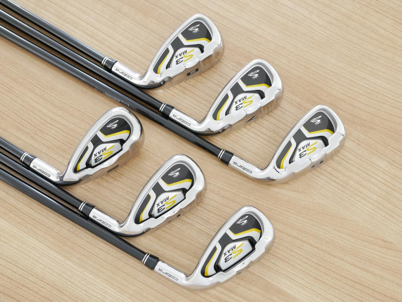 Iron set : Other Brand : ชุดเหล็ก King Cobra S3 Max (ใบใหญ่ตีง่ายมาก) มีเหล็ก 6-Pw,Sw (6 ชิ้น) ก้านกราไฟต์ Flex S