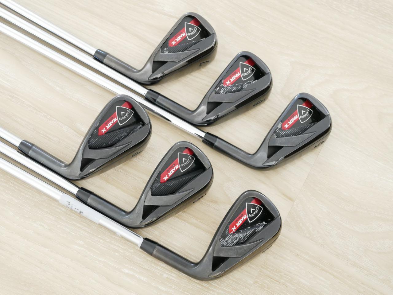 Iron set : Callaway : ชุดเหล็ก Callaway RAZR X Black มีเหล็ก 5-Pw (6 ชิ้น) ก้านเหล็ก NS Pro 950 Flex S