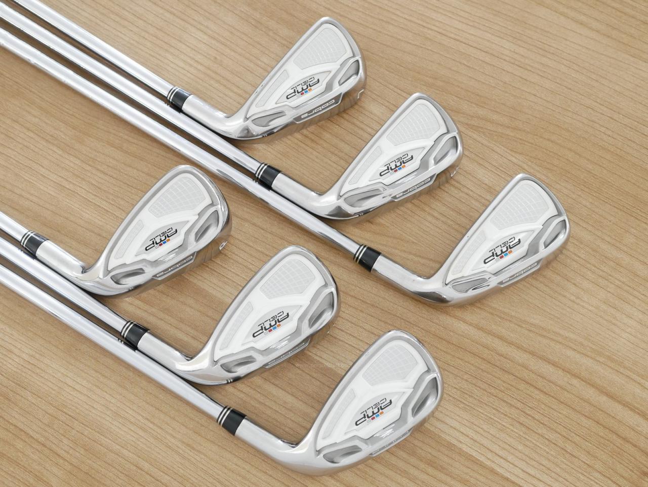 Iron set : Other Brand : ชุดเหล็ก Cobra AMP CELL (ใบใหญ่ ตีง่าย) มีเหล็ก 5-Pw (6 ชิ้น) ก้านเหล็ก NS Pro 950 Flex S