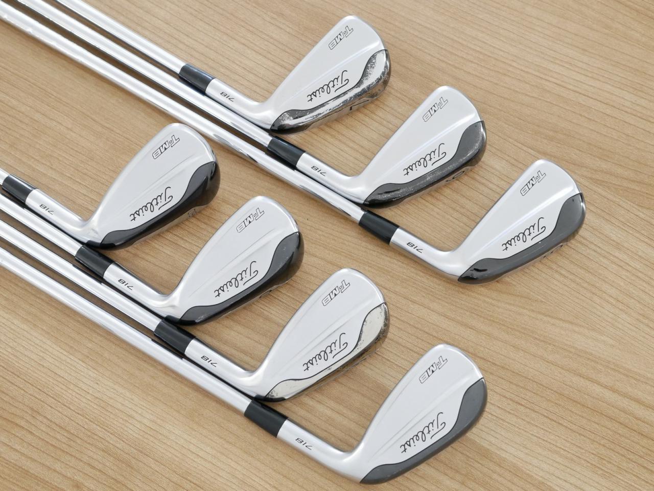 Iron set : Titleist : ชุดเหล็ก Titleist 718 T-MB Forged (ออกปี 2018) มีเหล็ก 5-Pw,50 (7 ชิ้น) ก้านเหล็ก NS Pro 850 Flex R