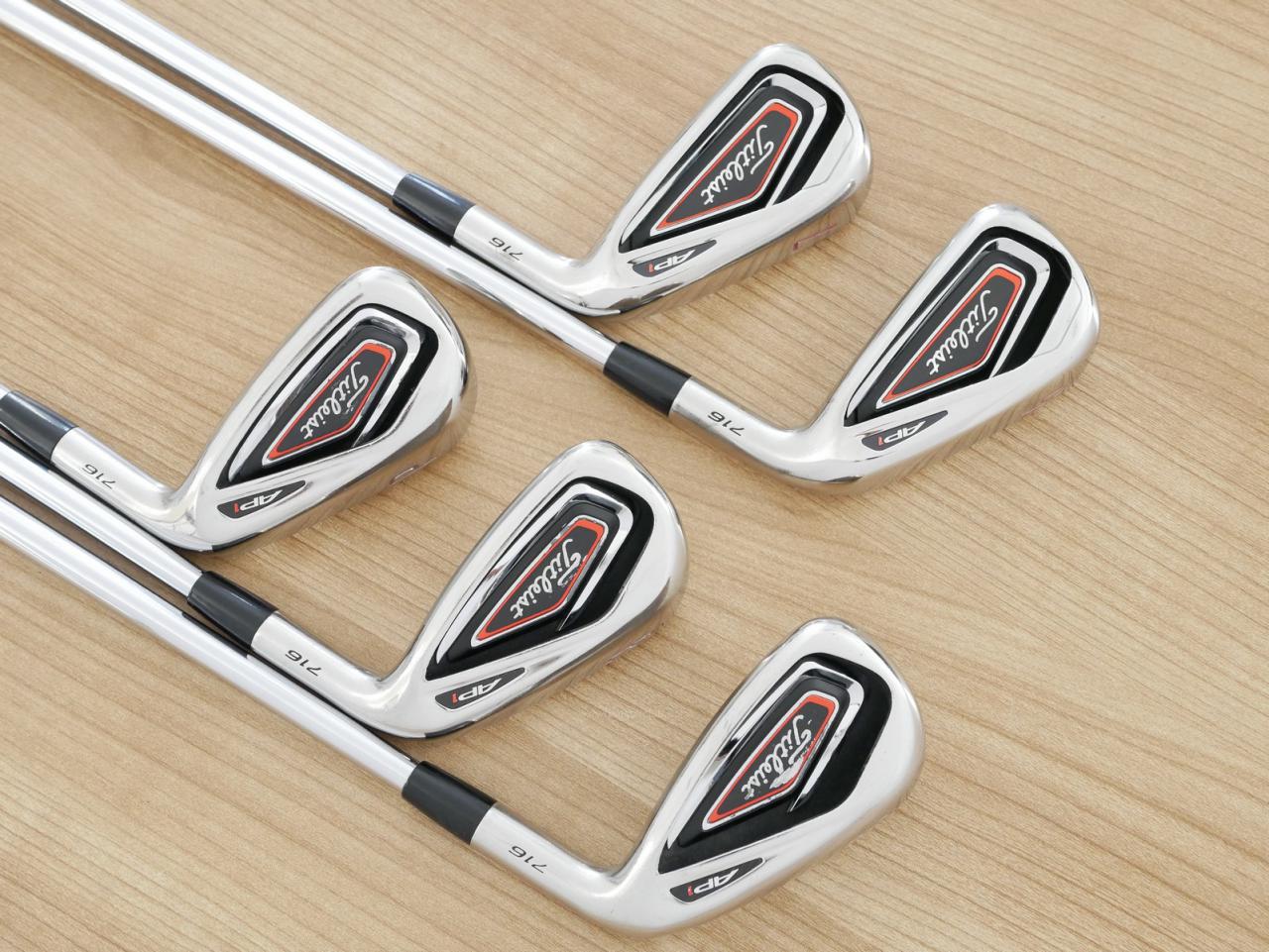 Iron set : Titleist : ชุดเหล็ก Titleist AP1 716 (ออกปี 2016) มีเหล็ก 6-Pw (5 ชิ้น) ก้านเหล็ก NS Pro Modus 120 Flex S