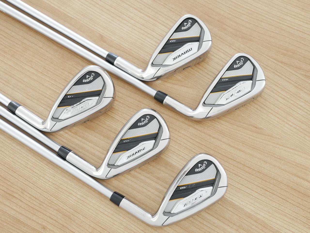 Iron set : Callaway : ชุดเหล็ก Callaway Mavrik MAX (ออกปี 2020 ตีง่าย ไกลมากๆ) มีเหล็ก 6-Pw (5 ชิ้น) ก้านกราไฟต์ Mitsubishi Diamana 40 Flex SR