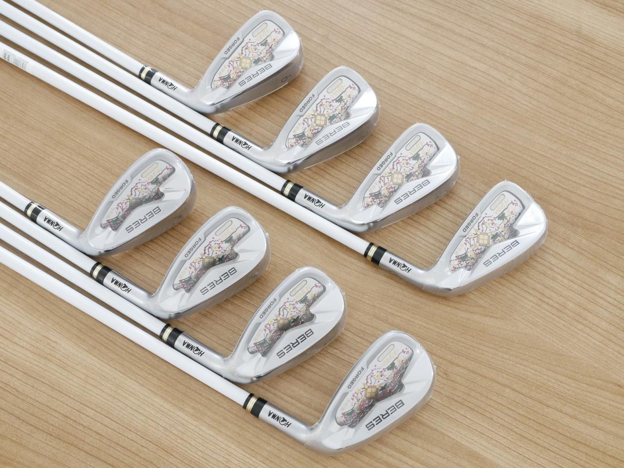 Iron set : Honma : **ของใหม่ ยังไม่แกะพลาสติก** ชุดเหล็ก Honma Beres AIZU (รุ่นปี 2023) มีเหล็ก 6-11,Aw,Sw (8 ชิ้น เทียบเท่า 5-Pw,Aw,Sw) ก้าน Honma ARMRQ MX Flex S (2 ดาว)