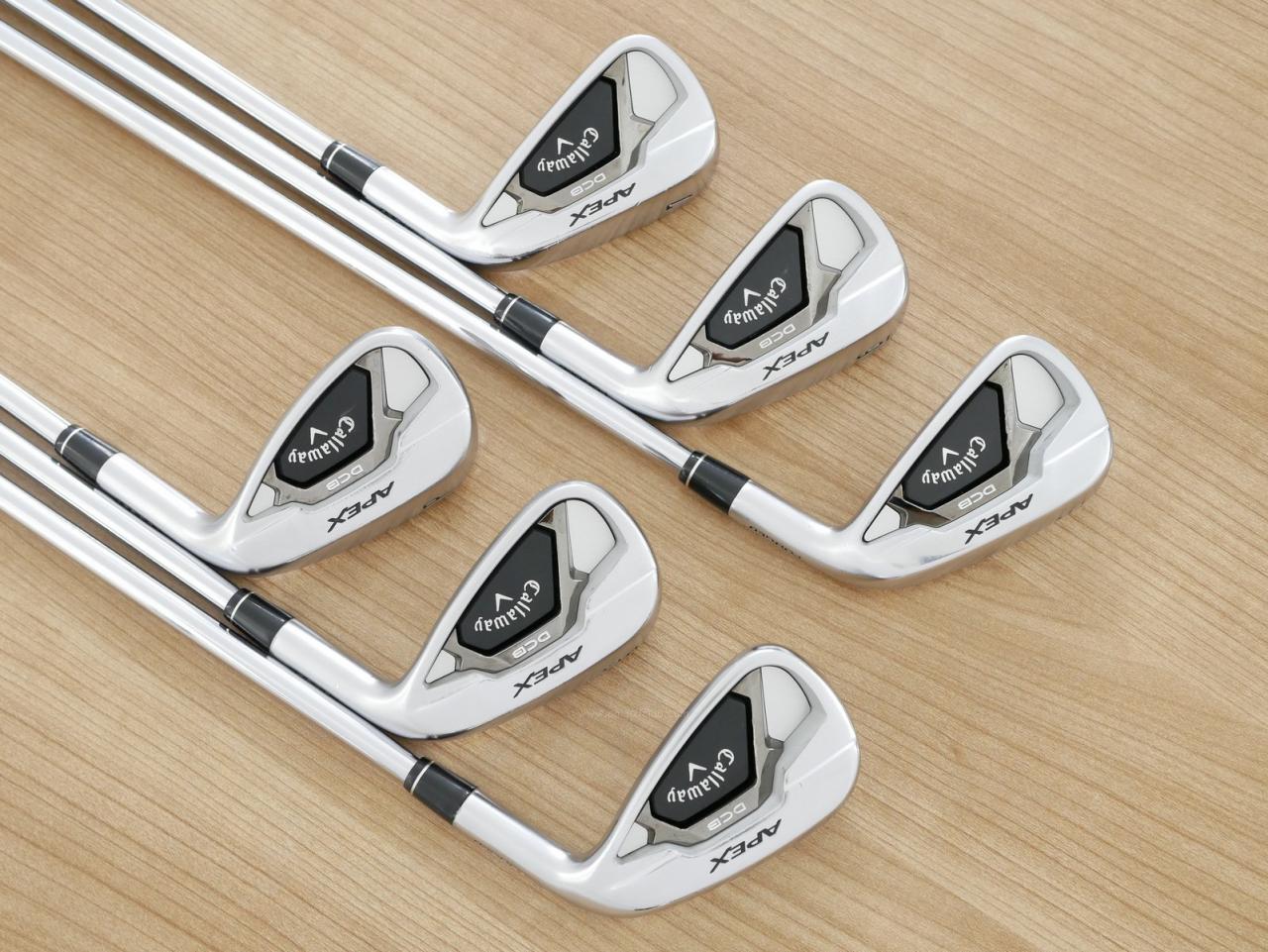 Iron set : Callaway : ชุดเหล็ก Callaway APEX DCB Forged (ปี 2022) มีเหล็ก 5-Pw (6 ชิ้น) ก้านเหล็ก NS Pro ZELOS 7 Flex R