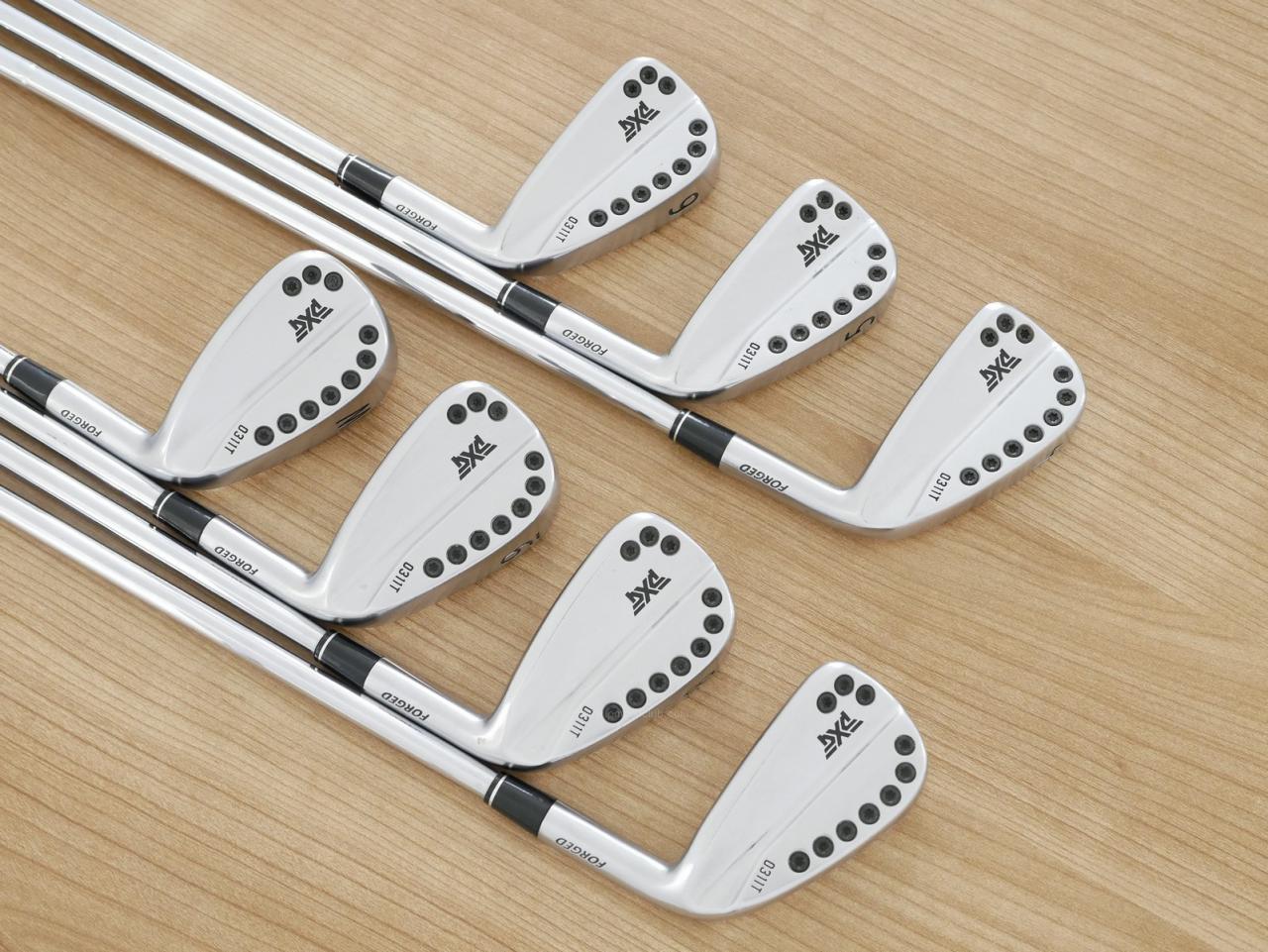 Iron set : PXG : ชุดเหล็ก PXG 0311T Forged (นุ่ม แน่น สวย เท่) มีเหล็ก 4-Pw (7 ชิ้น) ก้านเหล็ก NS Pro 950 NEO Flex R