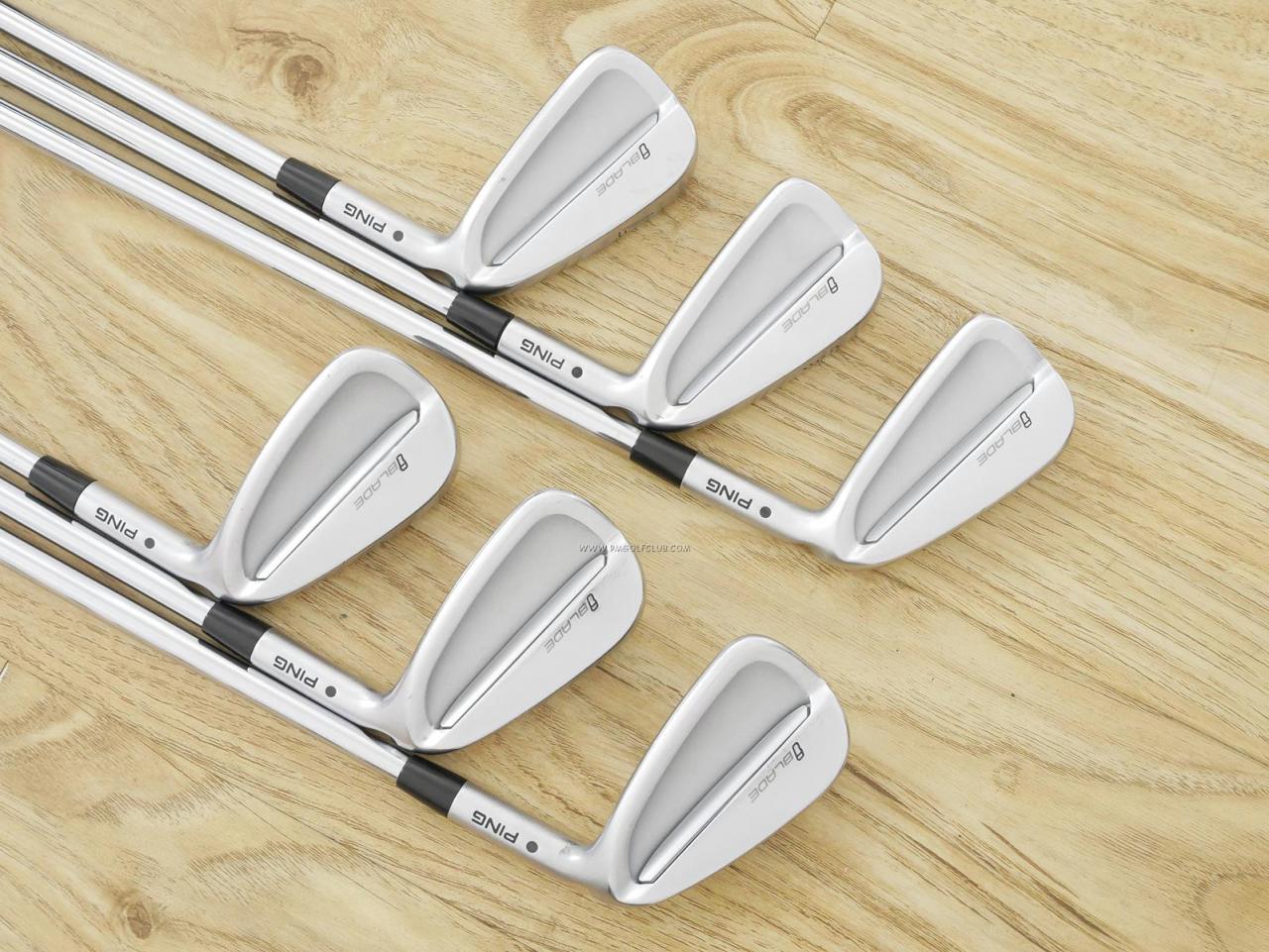 Iron set : Ping : ชุดเหล็ก Ping iBlade (ปี 2018) มีเหล็ก 5-Pw (6 ชิ้น) ก้านเหล็ก NS Pro Modus 120 Flex S