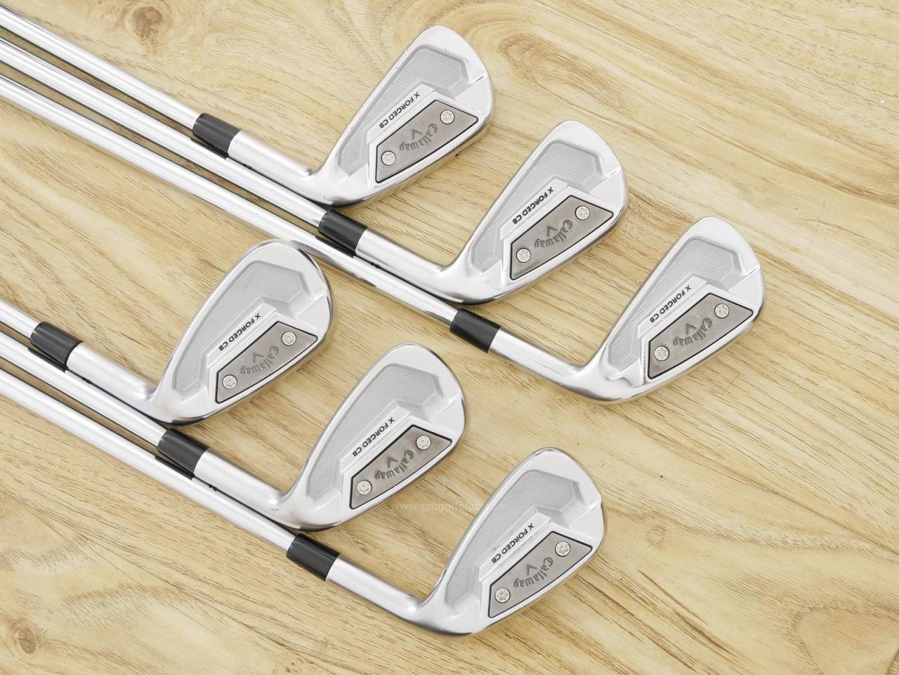 Iron set : Callaway : ชุดเหล็ก Callaway X Forged CB (รุ่นปี 2022) มีเหล็ก 5-Pw (6 ชิ้น) ก้านเหล็ก NS Pro Modus 120 Flex S