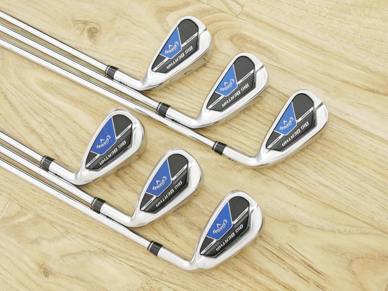 Iron set : Callaway : ชุดเหล็ก Callaway Big Bertha B21 (ออกปี 2021 ตีง่ายที่สุดของ Callaway) มีเหล็ก 5-Pw (6 ชิ้น) ก้านเหล็ก KBS MAX CT80 Flex S