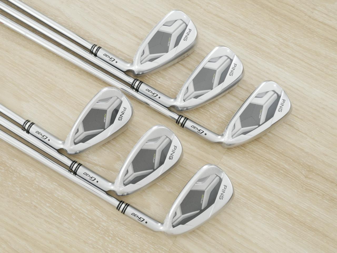 Iron set : Ping : **ของใหม่ ยังไม่แกะพลาสติก** ชุดเหล็ก Ping G430 (ออกปี 2023 Japan Spec. ใบใหญ่ ง่าย ไกล) มีเหล็ก 6-W,45 (6 ชิ้น) ก้านเหล็ก NS Pro MODUS 115 Flex S