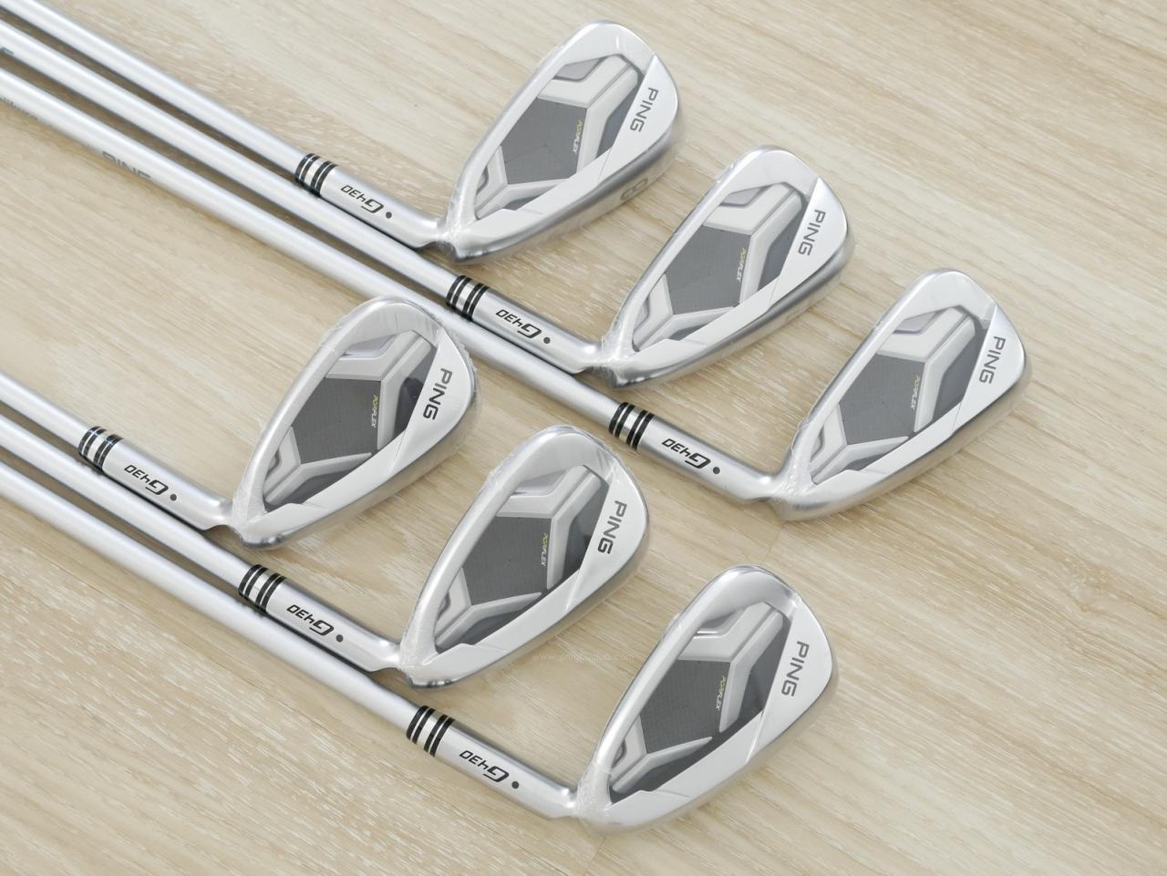 Iron set : Ping : **ของใหม่ ยังไม่แกะพลาสติก** ชุดเหล็ก Ping G430 (ออกปี 2023 Japan Spec. ใบใหญ่ ง่าย ไกล) มีเหล็ก 6-W,45 (6 ชิ้น) ก้านกราไฟต์ Fujikura HL35 Flex R2