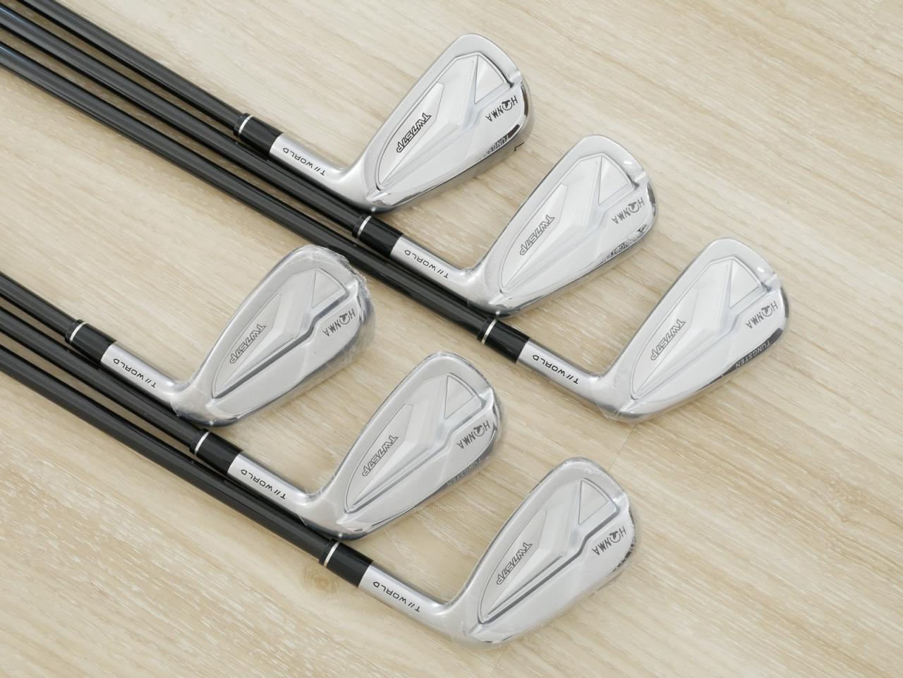 Iron set : Honma : **ของใหม่ ยังไม่แกะพลาสติก** ชุดเหล็ก Honma Tour World TW757P (ออกปี 2022) มีเหล็ก 5-Pw (6 ชิ้น) ก้านกราไฟต์ Honma Vizard 50 Flex R