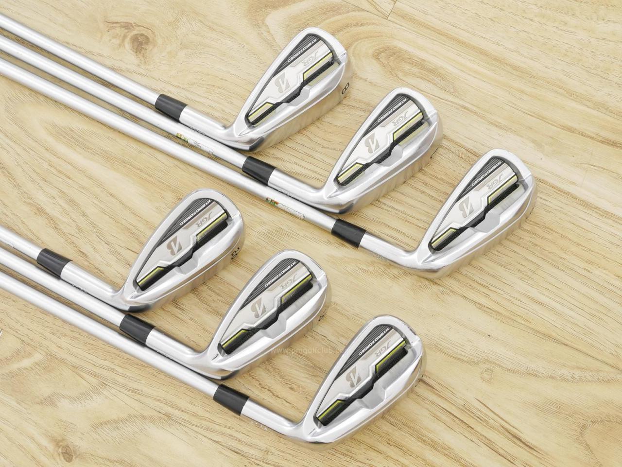 Iron set : Bridgestone : ชุดเหล็ก Bridgestone JGR Hybrid Forged (ตีไกลกว่าตัวอื่น 2 เบอร์) มีเหล็ก 6-P1,P2 (6 ชิ้น) ก้านกราไฟต์ Fujikura Air Speeder (R)