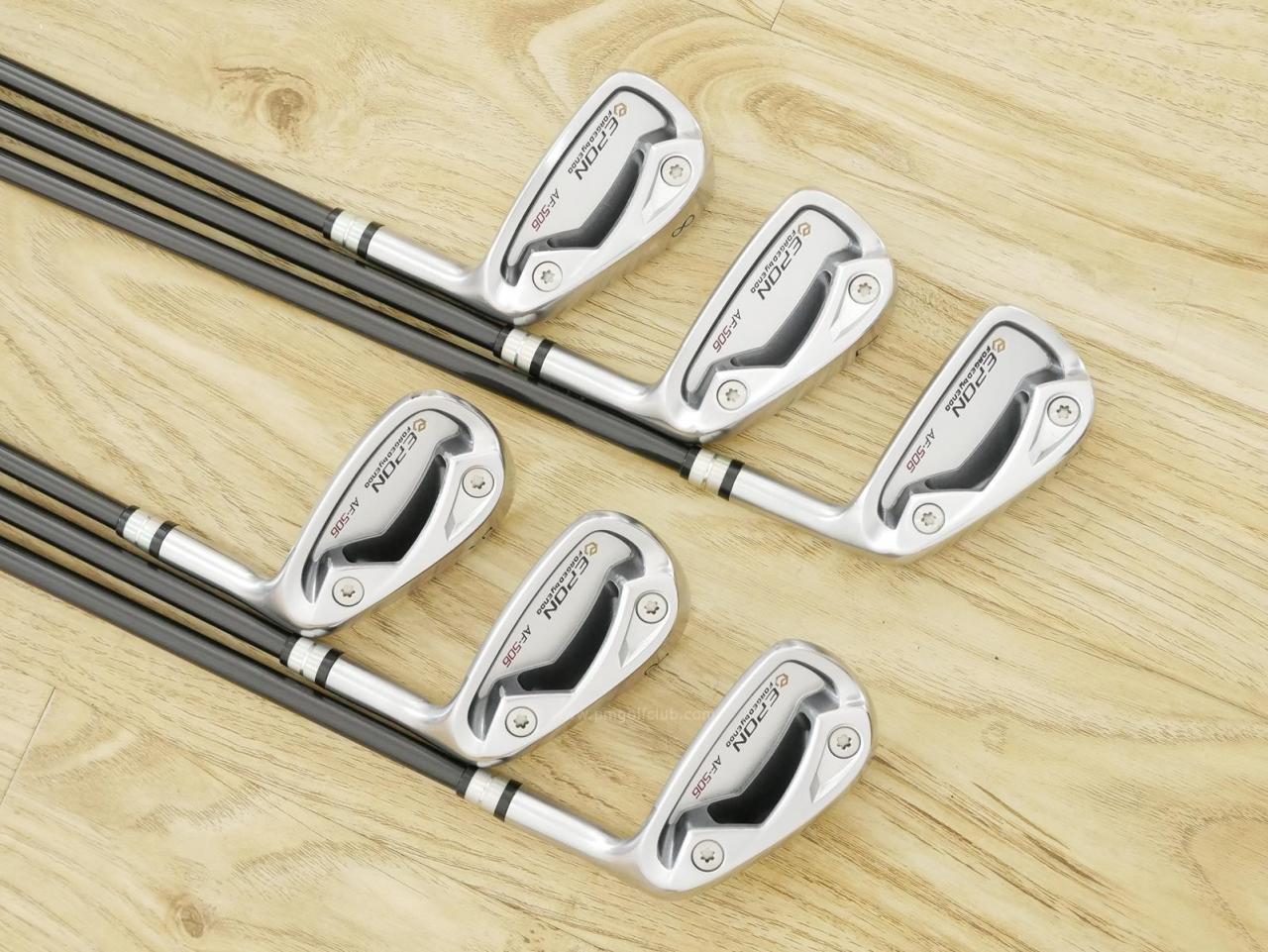 Iron set : Epon : ชุดเหล็ก EPON AF-506 Forged (รุ่นปี 2022) มีเหล็ก 6-Pw,Aw (6 ชิ้น) ก้านกราไฟต์ UST Mamiya ATTAS FF 85 Flex S