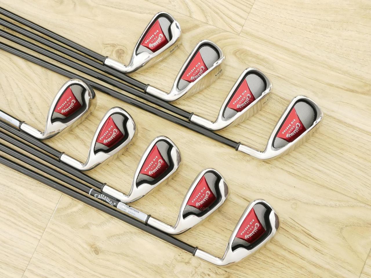 Iron set : Callaway : ชุดเหล็ก Callaway Big Bertha มีเหล็ก 3-Pw,Sw (9 ชิ้น) ก้านกราไฟต์ Flex R