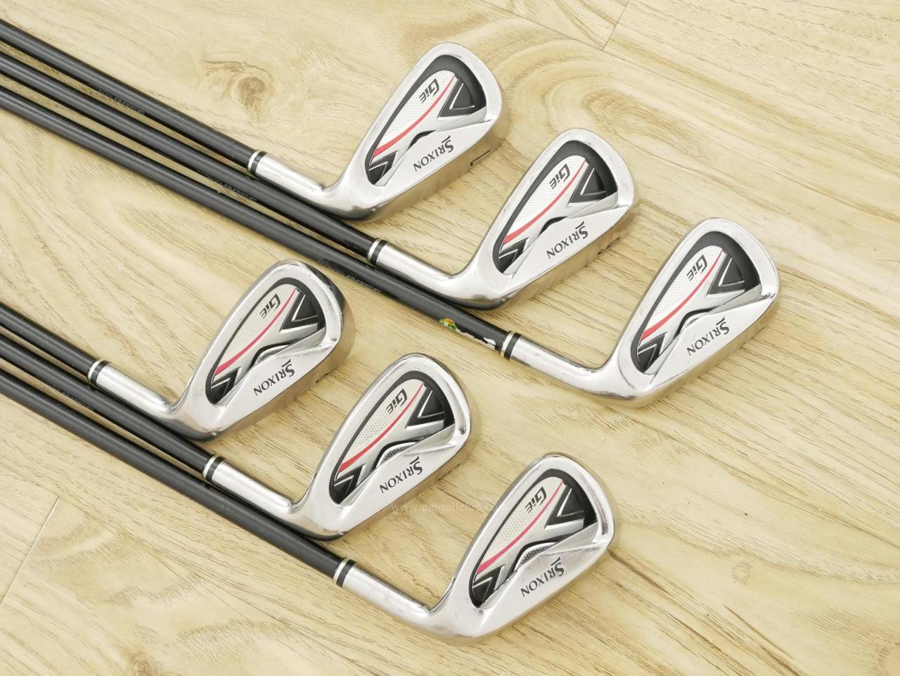 Iron set : Other Brand : ชุดเหล็ก Srixon GIE (ใบใหญ่ ตีง่าย) มีเหล็ก 5-Pw (6 ชิ้น) ก้านกราไฟต์ Miyazaki 61 Flex SR