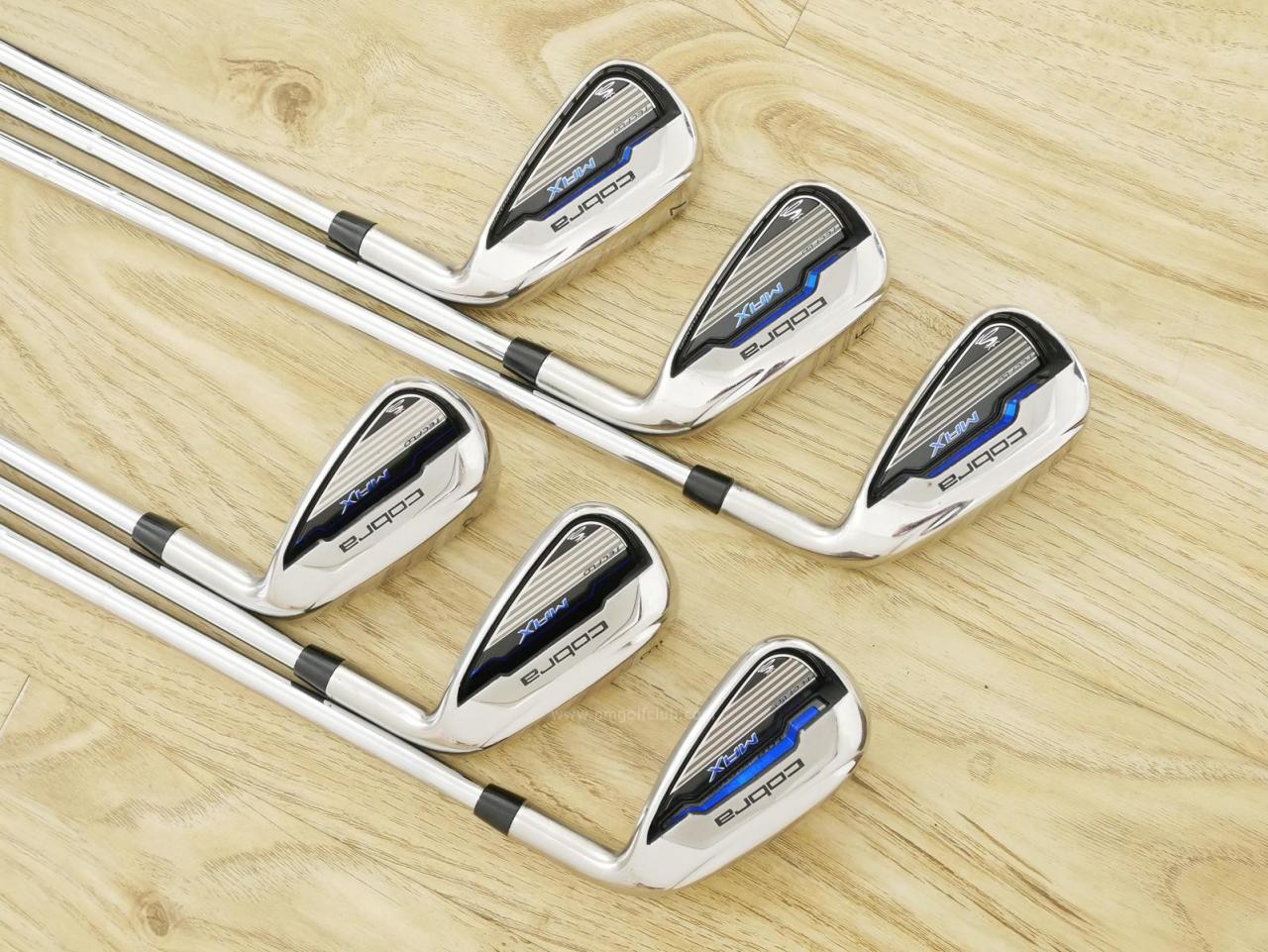 Iron set : Other Brand : ชุดเหล็ก Cobra MAX TECFLO (ใบใหญ่ ตีง่าย) มีเหล็ก 5-Pw (6 ชิ้น) ก้านเหล็ก KBS Tour 90 Flex S