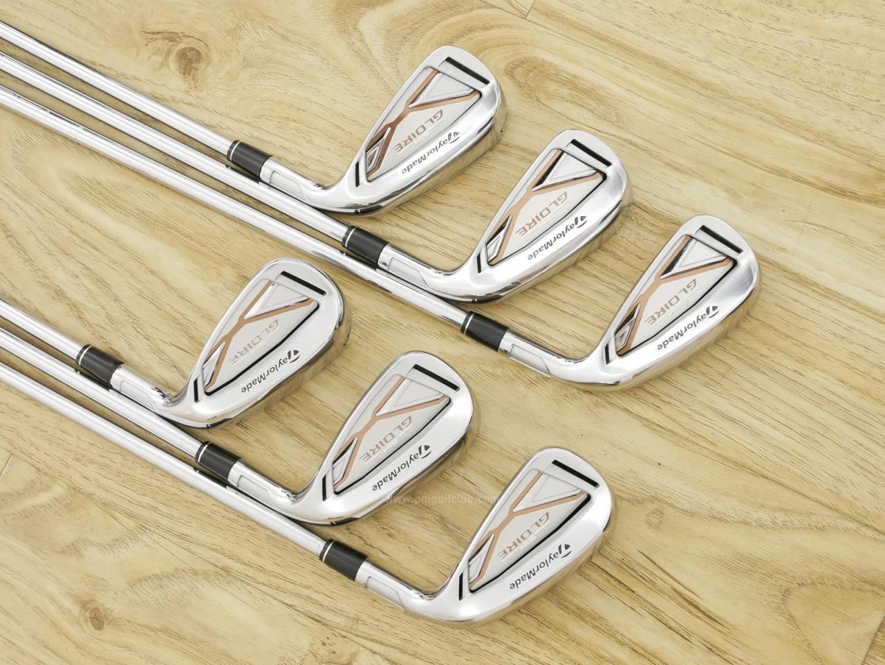 Iron set : Taylormade : ชุดเหล็ก Taylormade SIM GLOIRE (รุ่นปี 2021 รุ่นท๊อปสุด Japan Spec) มีเหล็ก 5-Pw (6 ชิ้น) ก้านเหล็ก NS Pro 790 Flex S