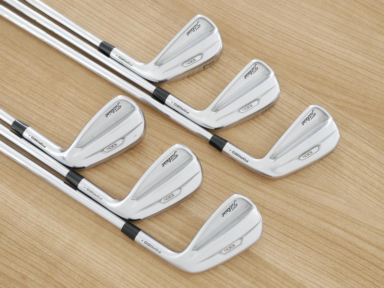 Iron set : Titleist : ชุดเหล็ก Titleist T100S Forged (รุ่นปี 2022) มีเหล็ก 5-Pw (6 ชิ้น) ก้านเหล็ก NS Pro Modus 105 Flex S