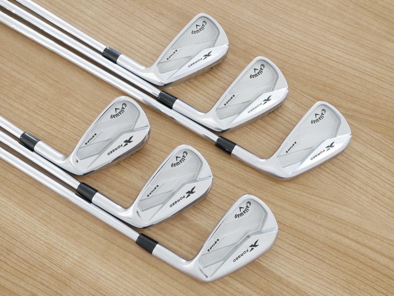 Iron set : Callaway : ชุดเหล็ก Callaway X Forged Star (ปี 2020) มีเหล็ก 5-Pw (6 ชิ้น) ก้านเหล็ก NS Pro 950 NEO Flex S