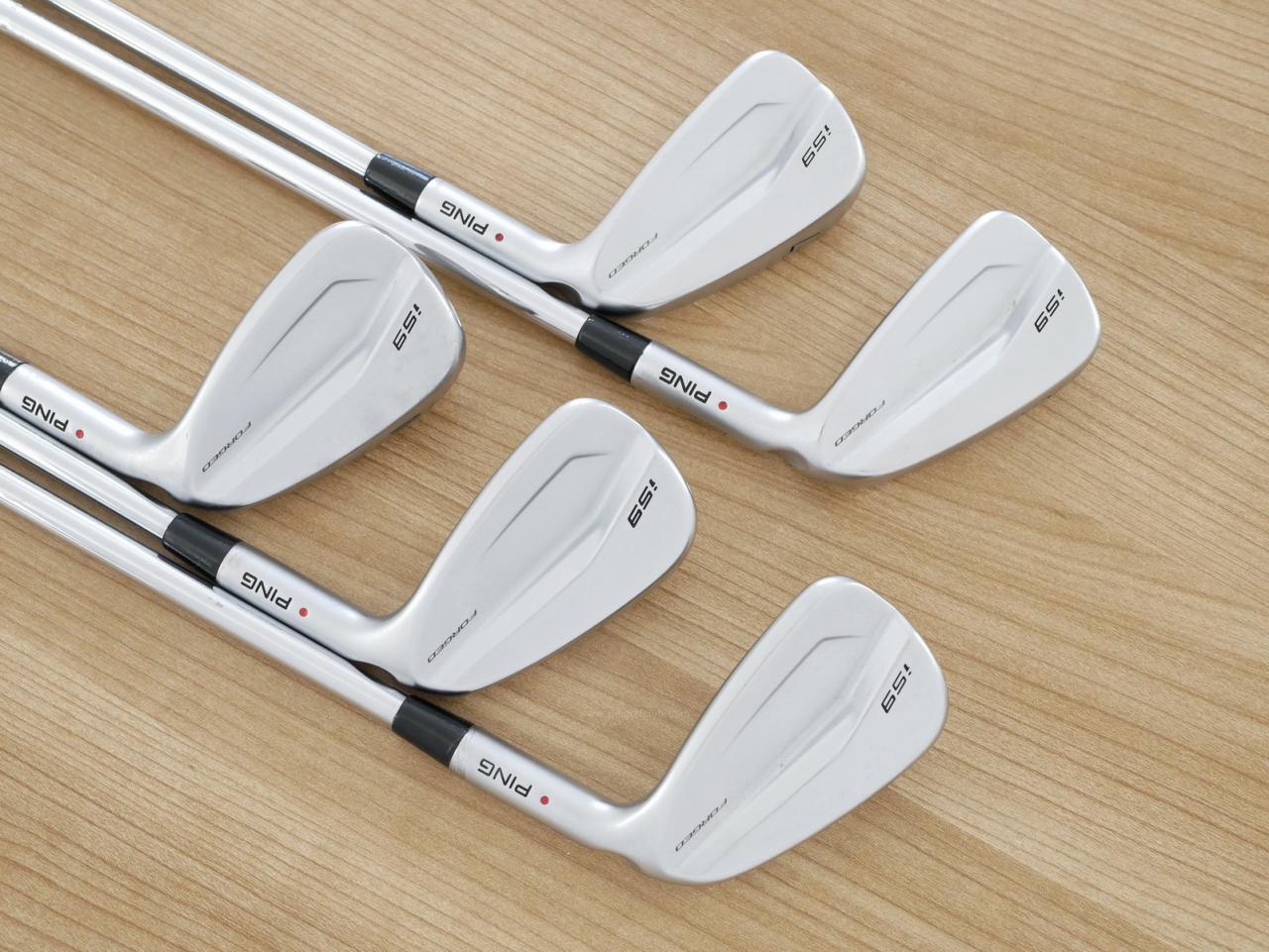 Iron set : Ping : ชุดเหล็ก Ping i59 Forged (รุ่นล่าสุด ออกปี 2022 คม แน่นมากๆ) มีเหล็ก 6-Pw (5 ชิ้น) ก้านเหล็ก NS Pro Modus 105 Flex S