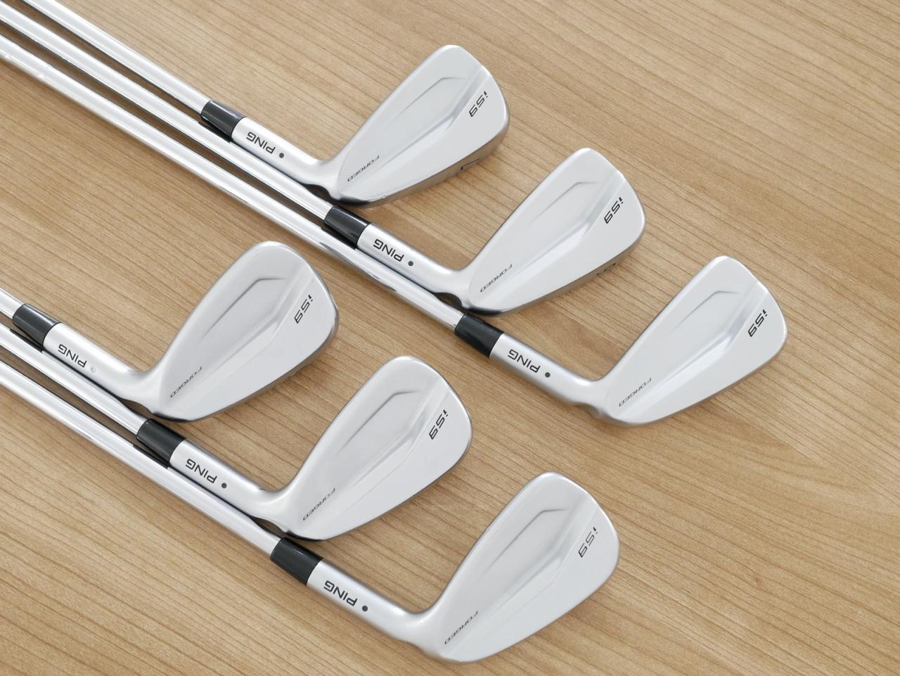 Iron set : Ping : ชุดเหล็ก Ping i59 Forged (รุ่นล่าสุด ออกปี 2022 คม แน่นมากๆ) มีเหล็ก 5-Pw (6 ชิ้น) ก้านเหล็ก NS Pro 850 NEO Flex R