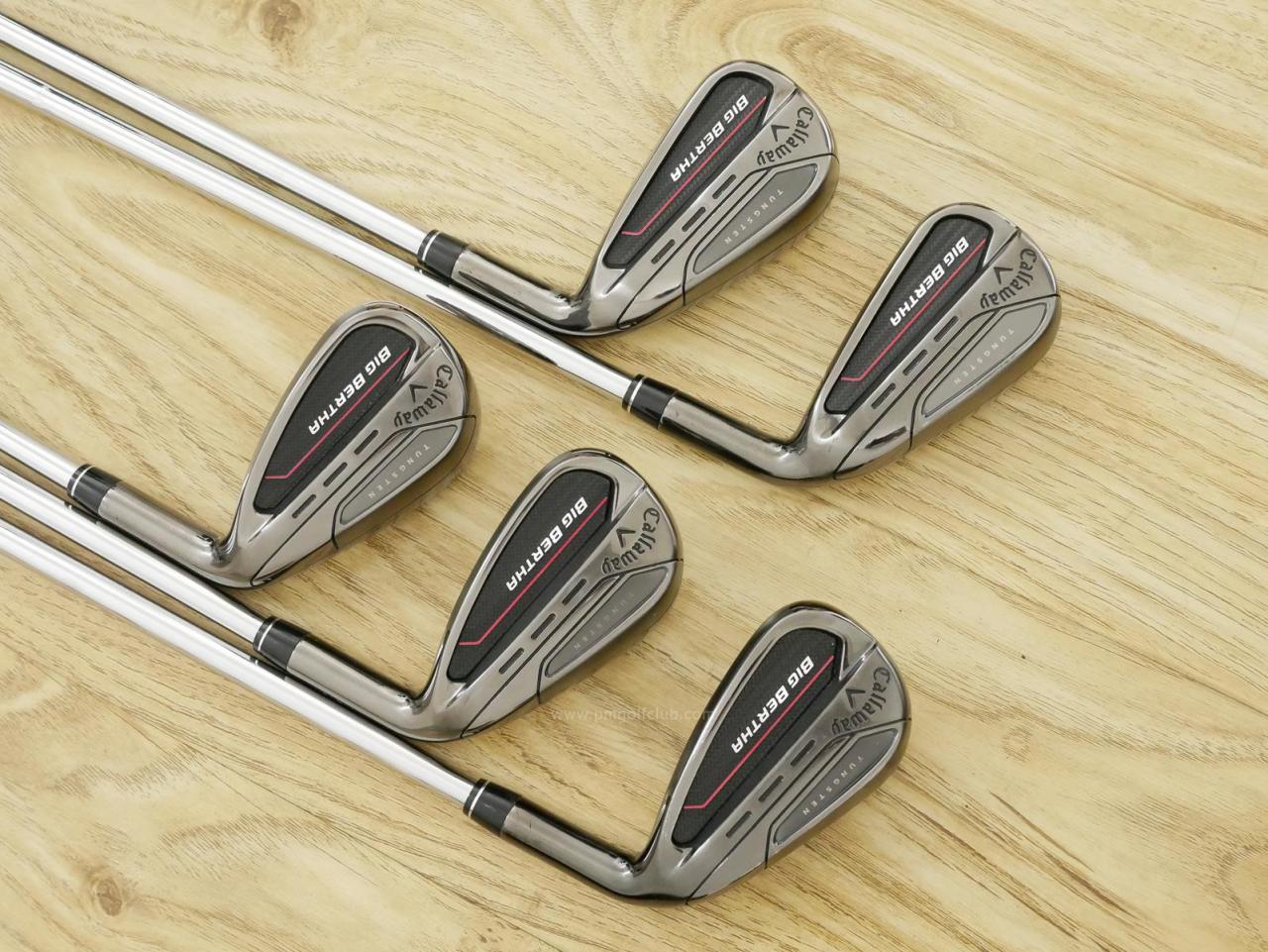 Iron set : Callaway : ชุดเหล็ก Callaway Big Bertha (รุ่นล่าสุด ปี 2023 ตีง่ายที่สุดของ Callaway) มีเหล็ก 6-Pw (5 ชิ้น) ก้านเหล็ก NS Pro 950 Neo Flex S