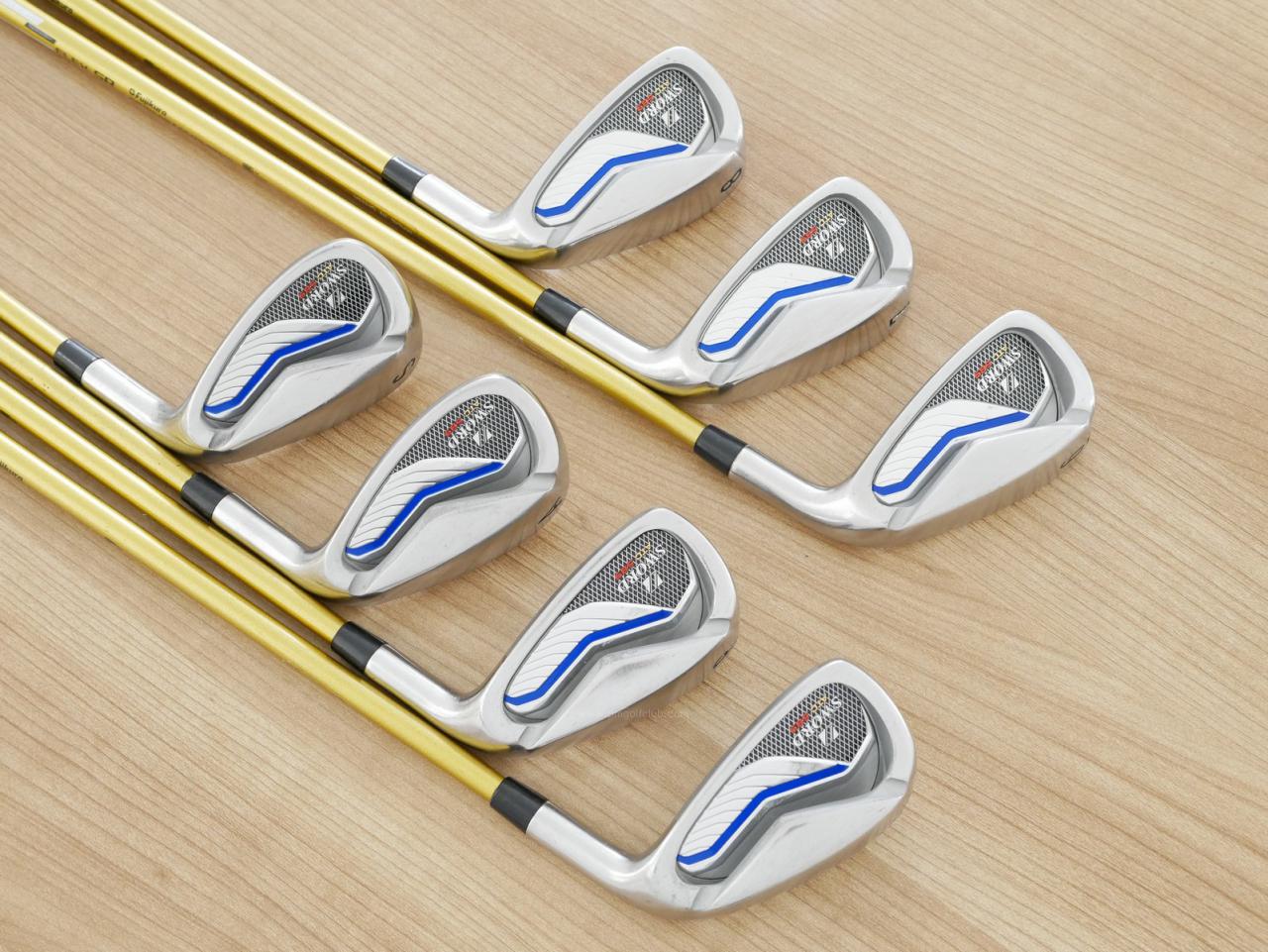 Iron set : Katana : ชุดเหล็ก Katana Sword ATC-589 (ตีง่าย ไกล) มีเหล็ก 6-Pw,Aw,Sw (7 ชิ้น) ก้าน Speeder 589 Flex SR