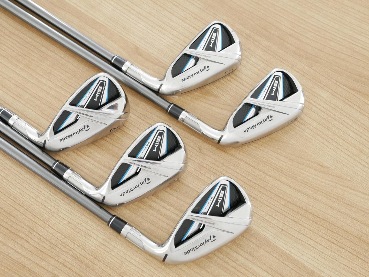 Iron set : Taylormade : ชุดเหล็ก Taylormade SIM MAX (ออกปี 2020 Japan Spec.) มีเหล็ก 6-Pw (5 ชิ้น) ก้านกราไฟต์ Mitsubishi Tensei TM60 Flex R