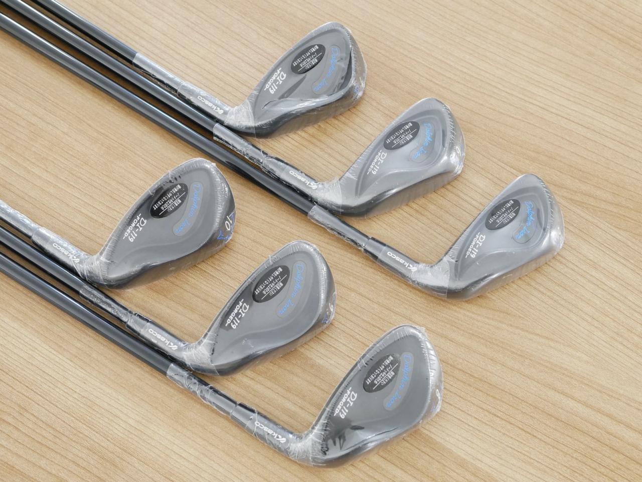 Iron set : Kasco : **ของใหม่ ยังไม่แกะพลาสติก** ชุดเหล็ก Kasco Dolphin DI-119 Forged (ตีง่ายมากๆ ระยะดีมาก) มีเหล็ก 5-10 (6 ชิ้น) ก้านกราไฟต์ Flex R