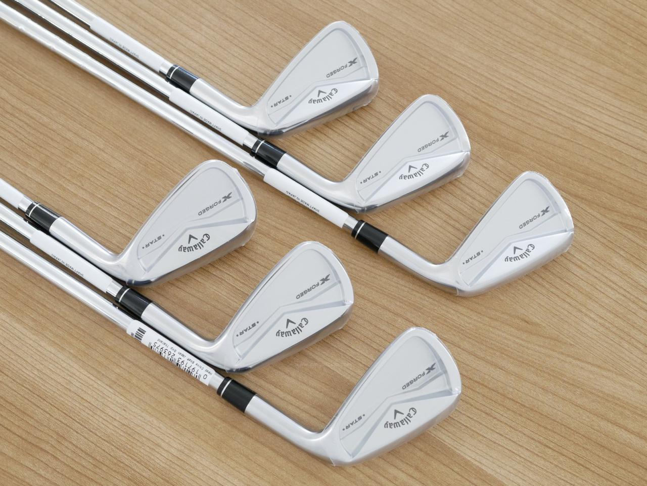 Iron set : Callaway : **ของใหม่ ยังไม่แกะพลาสติก** ชุดเหล็ก Callaway X Forged Star (รุ่นล่าสุด ออกปี 2024) มีเหล็ก 5-Pw (6 ชิ้น) ก้านเหล็ก NS Pro 950 NEO Flex S