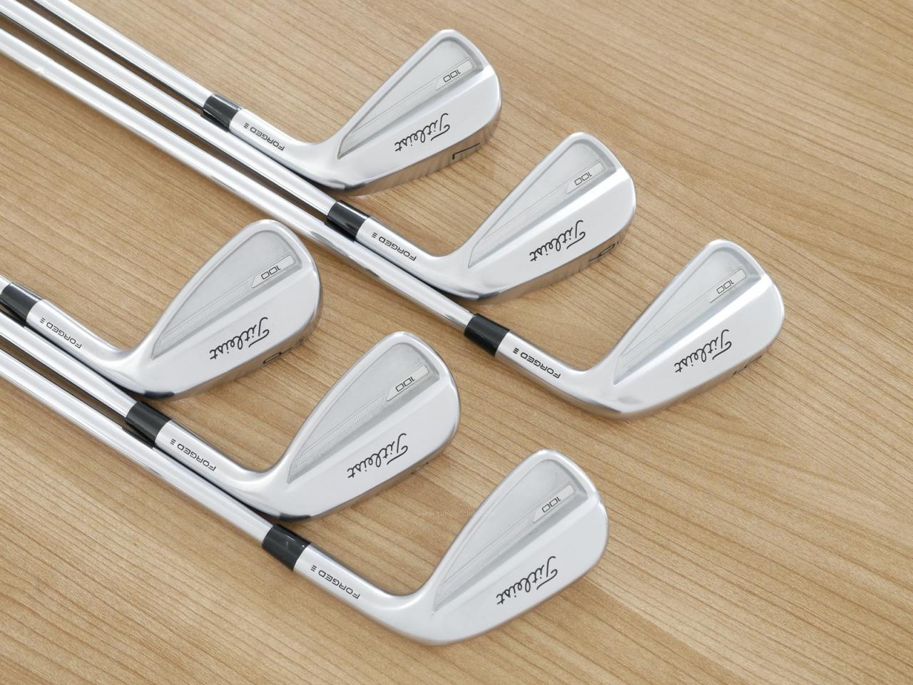 Iron set : Titleist : ชุดเหล็ก Titleist T100 Forged (รุ่นล่าสุด ออกปี 2023 นุ่ม แน่น คม) มีเหล็ก 5-Pw (6 ชิ้น) ก้านเหล็ก Dynamic Gold S200