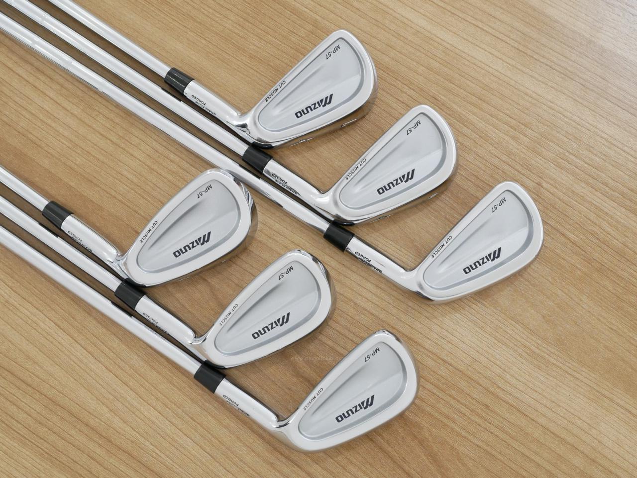 Iron set : Mizuno : ชุดเหล็ก Mizuno MP-57 (Forged) มีเหล็ก 5-Pw (6 ชิ้น) ก้านเหล็ก KBS Tour 90 Flex S