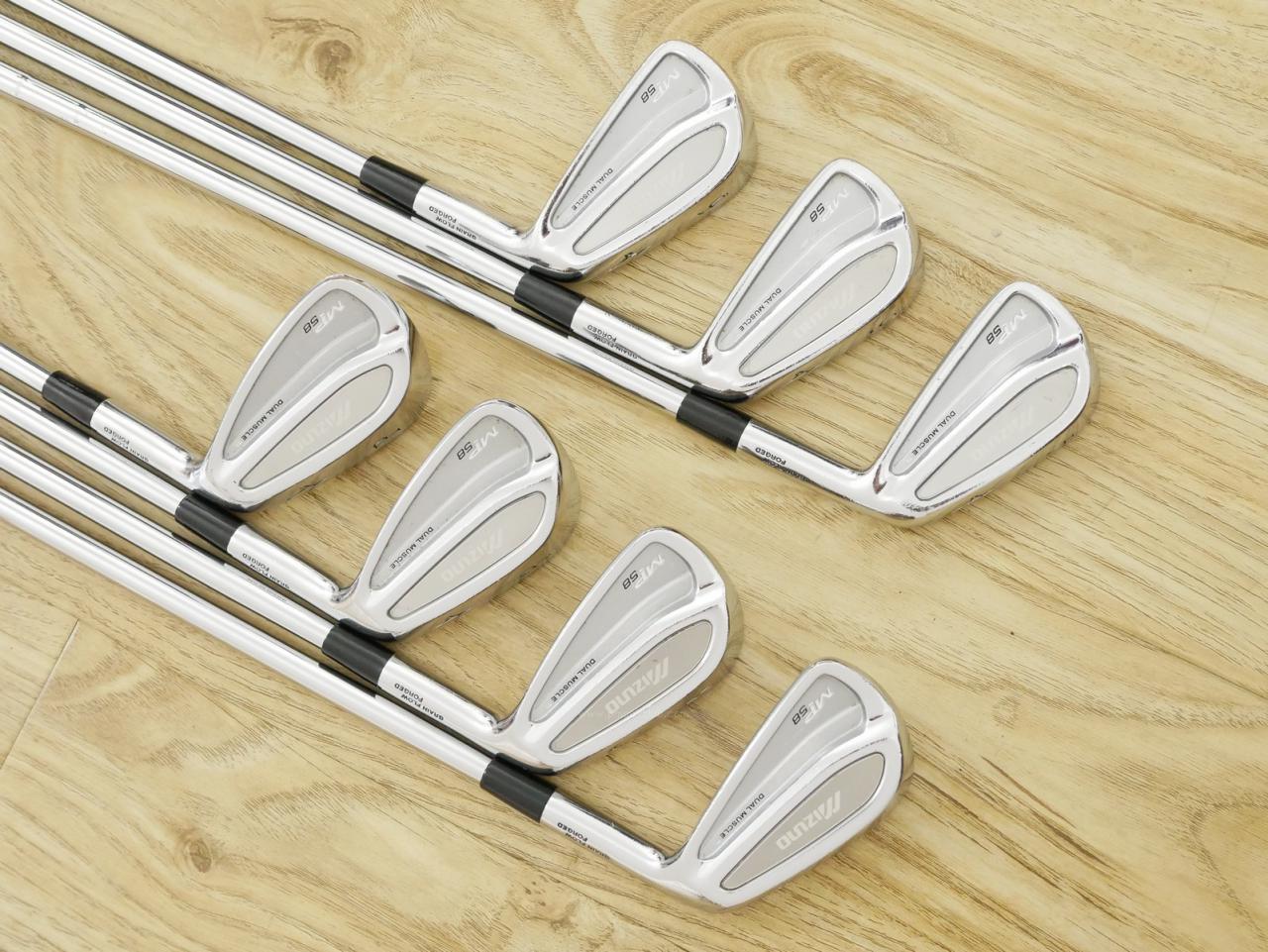 Iron set : Mizuno : ชุดเหล็ก Mizuno MP-58 (Forged) มีเหล็ก 4-Pw (7 ชิ้น) ก้านเหล็ก Dynamic Gold 105 S200